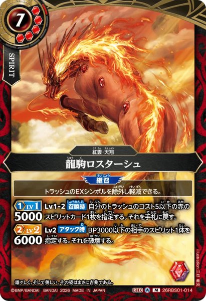 画像1: 龍駒ロスターシュ［M］ (1)