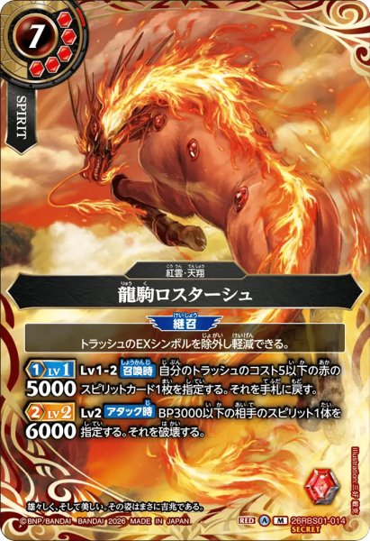 画像1: 龍駒ロスターシュ［M/SECRET］ (1)