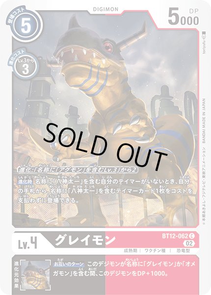 画像1: グレイモン［C］ (1)