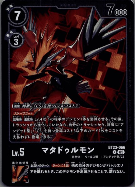 画像1: マタドゥルモン［R］ (1)