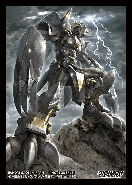 画像1: 【EX10】BOX購入特典スリーブ「ブラックウォーグレイモン」(5枚入り) (1)