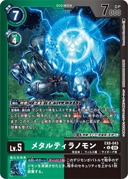 画像1: メタルティラノモン［U］ (1)